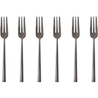 Dessertgafler i rustfrit stål Rock (sæt af 6)