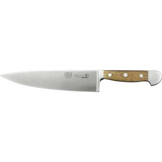 Güde Briccole di Venezia Kochmesser 21 cm - CVM-Messerstahl - Griffschalen venezianischem Gondelholz - Braun,Silber