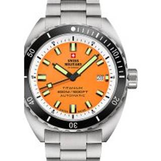Swiss Military SMA34100.04 Diver Titanium Automatik Herrenuhr 42mm 30ATM