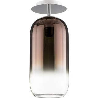 Artemide Gople loftlampe, bronze/sølv