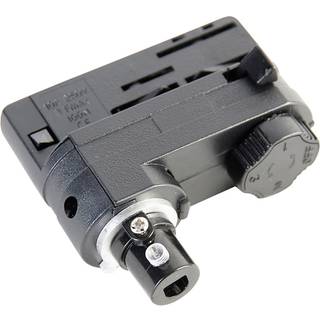 Pendellampe adapter til 3-faset skinne sort