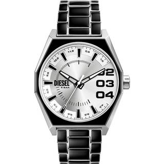 Diesel DZ2195 Scraper Black Enamel Bracelet Watch - W11293