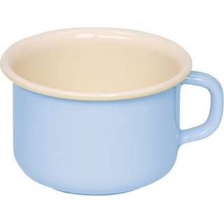 Riess Classic Pastell Kaffeebecher 0,4 L blau - Emaille - Blau