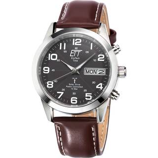 ETT Eco Tech Time EGS-11251-12L Solar Drive Funk Herren-Armbanduhr Gobi