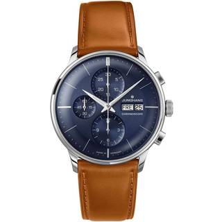 Junghans 27/4526.02 Meister Chronoscope Herrenuhr Automatik Cognacfarben