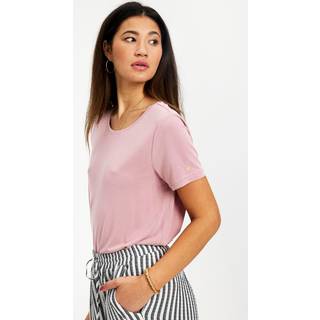 In Front Nina T-Shirt Toppe & T-Shirts 14312 Dusty Rose (MEDIUM)