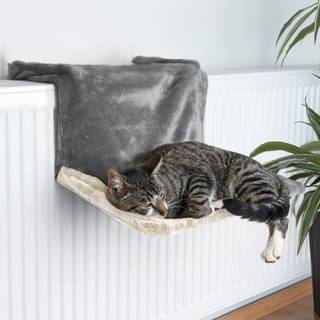 Trixie Radiator bed plush 45 × 24 × 31 cm grey/light grey
