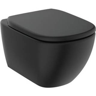 Ideal Standard Tesi væghængt toilet, sampak, silk black