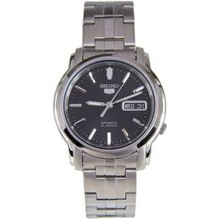 Seiko 5 Automatic Black Dial Stainless Steel Bracelet Men's Watch SNKK71K1