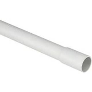 *PLASTRØR HF 32MM GRÅ M/MUFFE