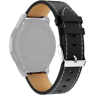SKALO Læder Rem Amazfit GTR 4 - Sort
