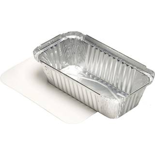 50 stk. Alu-form bakke med låg - 700 ml