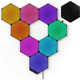Nanoleaf Shapes Ultra Black Hexagon startersæt (9 paneler) - På lager i butik