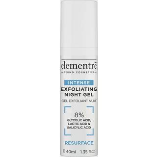 elementrē Exfoliating Night Gel 8% Glycolic, Lactic, Salicylic Acids 40 ml