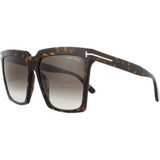 TOM FORD Kvinde FT0764 SABRINA-02 52H Solbriller Acetat Firkantet Polariseret
