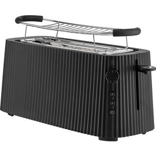 Alessi Plissé brødrister dobbelt Sort