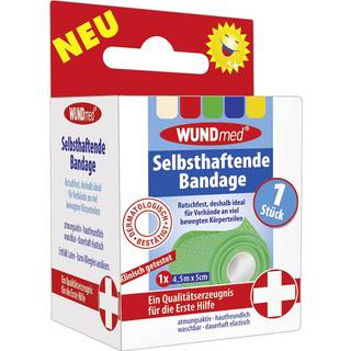 WundMED Selvklæbende Bandage 5 cm x 4.5 Meter BRUN