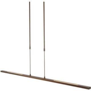 Hængelampe Zelena, bronze, længde 122 cm, metal, CCT