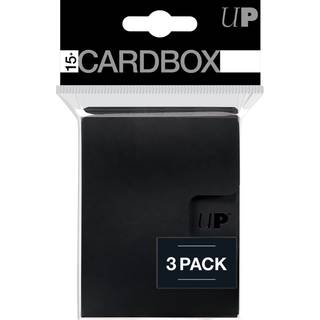 UP - PRO 15+ Card Box 3-pack: Black