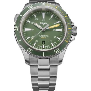 Traser H3 110325 P67 Diver Automatik Green Special Set Herrenuhr 46mm 50ATM