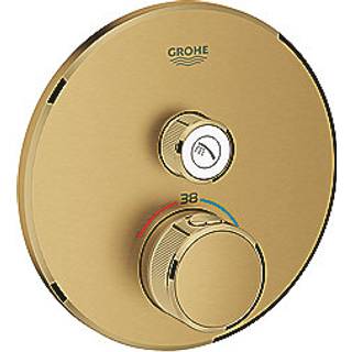 Grohe GRT SmartControl brus Forplade, Termostat med 1 ventil, børstet cool sunrise