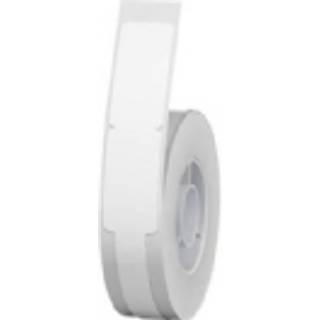 Rulle med labelklistermærker, 12,5x74+35mm, 65 stk/rulle, Hvid - NIIMB