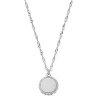 ChloBo Silver Moon Coin Necklace - 56cm