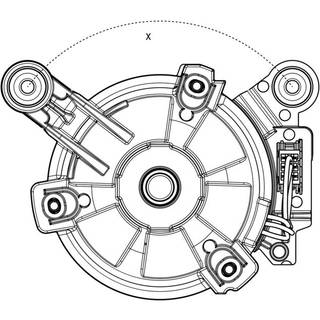 Electrolux motor, induktion, magnet, 195V,1133Hz,Ø21.5,F 140056539053