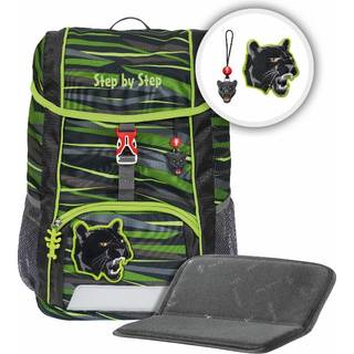 Step by Step Rucksack-Set Kid &quot;Wild Cat Chiko&quot;, mit Sitzkissen, ergonomischer Mi...