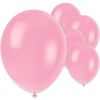 10 stk. Latex Balloner lyserød 30 cm – Luksus kvalitet til fest & heliumbrug