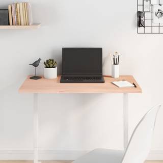 bordplade 80x40x2 cm ubehandlet massivt egetræ