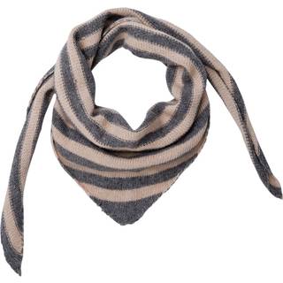 BCTRIANGLE striped scarf - Grey Latte - One Size