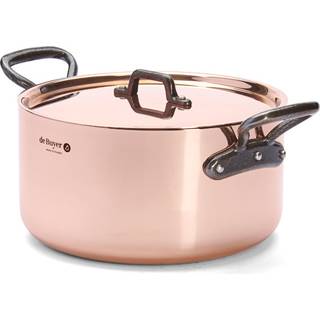 de Buyer Inocuivre Bratentopf 24 cm / 5,4 L - Kupfer mit Gusseisengriffen