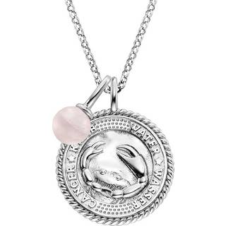 Engelsrufer Halskette - ZODIAC - ERN-CANCER-RQ-ZI - silber