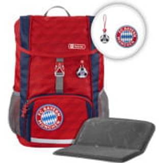Kindergartenrucksack Set 3tlg. FC Bayern Mia San Mia Rot