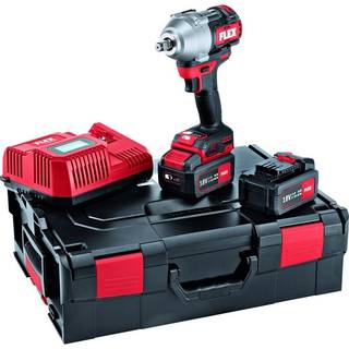 Slagskruetrækker / slagmuttertrækker Flex IW 1/2'' 750 18.0-EC/5.0; 18 V; 2x5,0 Ah batteri. + L-Boxx