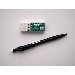 Pencil and eraser