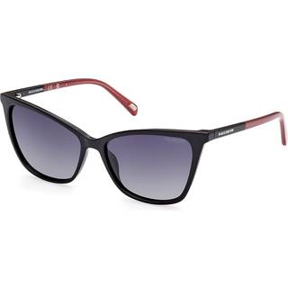 Skechers SE6170 Polarized 01D 57 Solbriller Kvinder Black - Shiny Black - 57mm