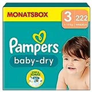 Pampers Baby Dry bleer str. 3 (6-10 kg) månedsboks