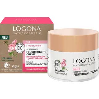 Logona Ansigtspleje Dagpleje Økologisk rosenekstrakt og æblekerneekstraktMoisture Lift opstrammende fugtighedscreme 50 ml (3.100,00 kr / 1 l) - 50 ml