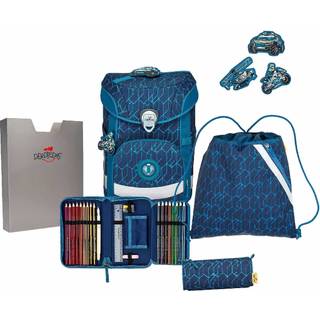 DerDieDas Ergoflex Easy Blue Speed 5tlg. Schulranzenset