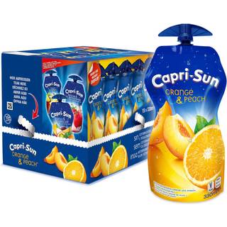 15 x Capri-Sun frugtdrik Appelsin-Fersken 330ml