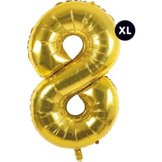 Folienballon Zahl gold 86cm