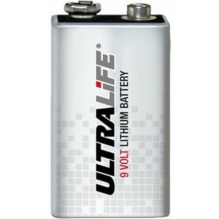 Ultralife Lithium 9V batteri (1200 mAh) (10 års batteri)