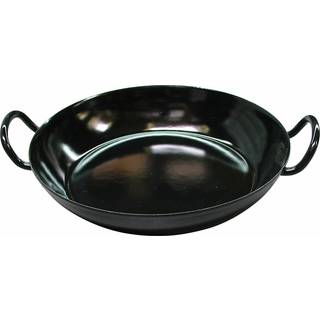 Riess Classic Schwarzemaille Schlemmerpfanne 16 cm - Emaille - Schwarz