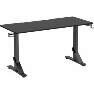 MaxMount Heavy Duty RGB Gaming Skrivebord 136 x 60 cm - Sort