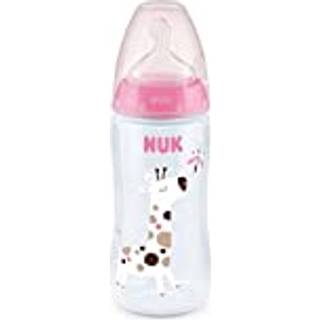NUK First Choice+ Flow Control sutteflaske 300 ml Pink