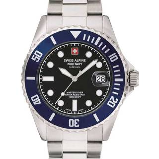 Swiss Alpine Military by Grovana Master Diver Blue Herreur