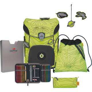 DerDieDas ErgoFlex Easy Neon Fighter Schulranzen Set