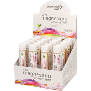 BEST BODY NUTRITION MAGNESIUM LIQUID SHOTS (20X25ML) TROPICAL